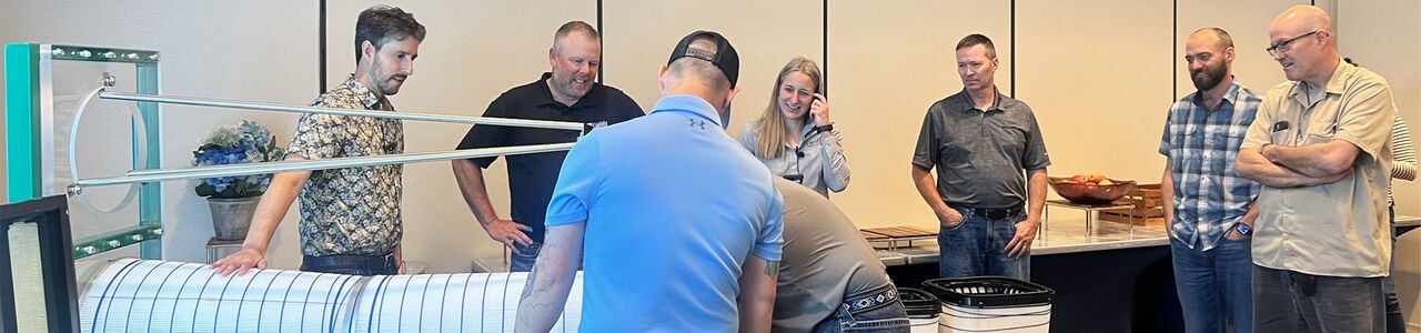 A group of people attending the training session.