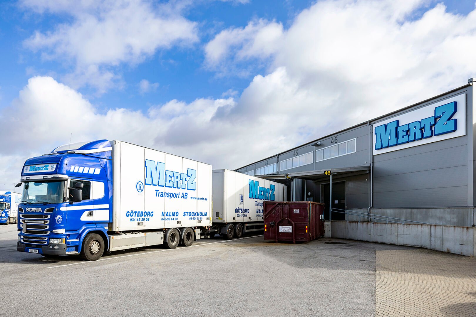 Mertz distributionscentral Malmö