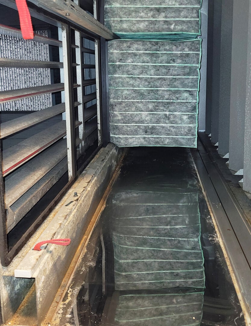 CamVane weather louvers installed at Copenhagen Airport in Denmark.