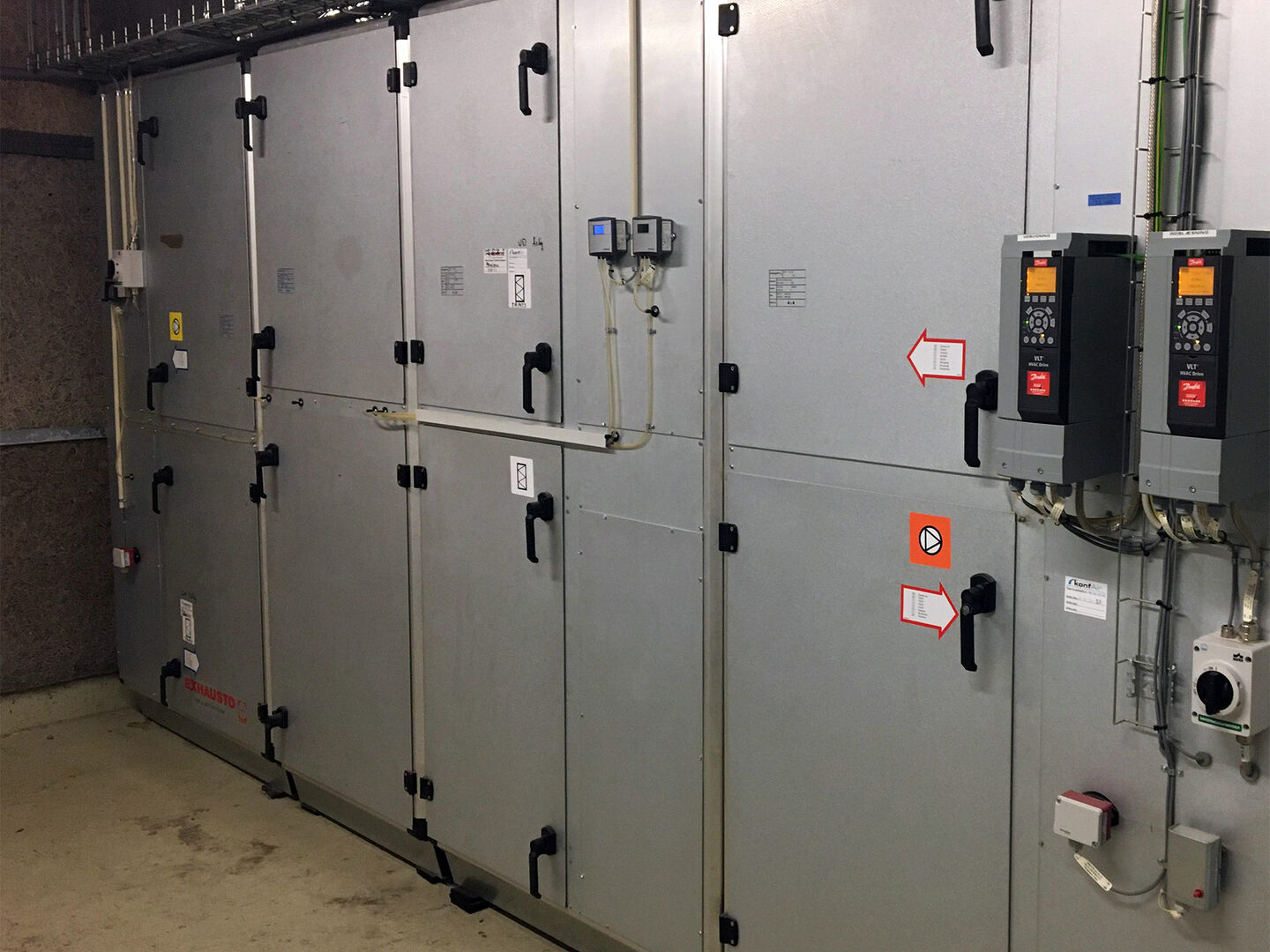 Ventilationsanlæg hos Bornholms Hospital