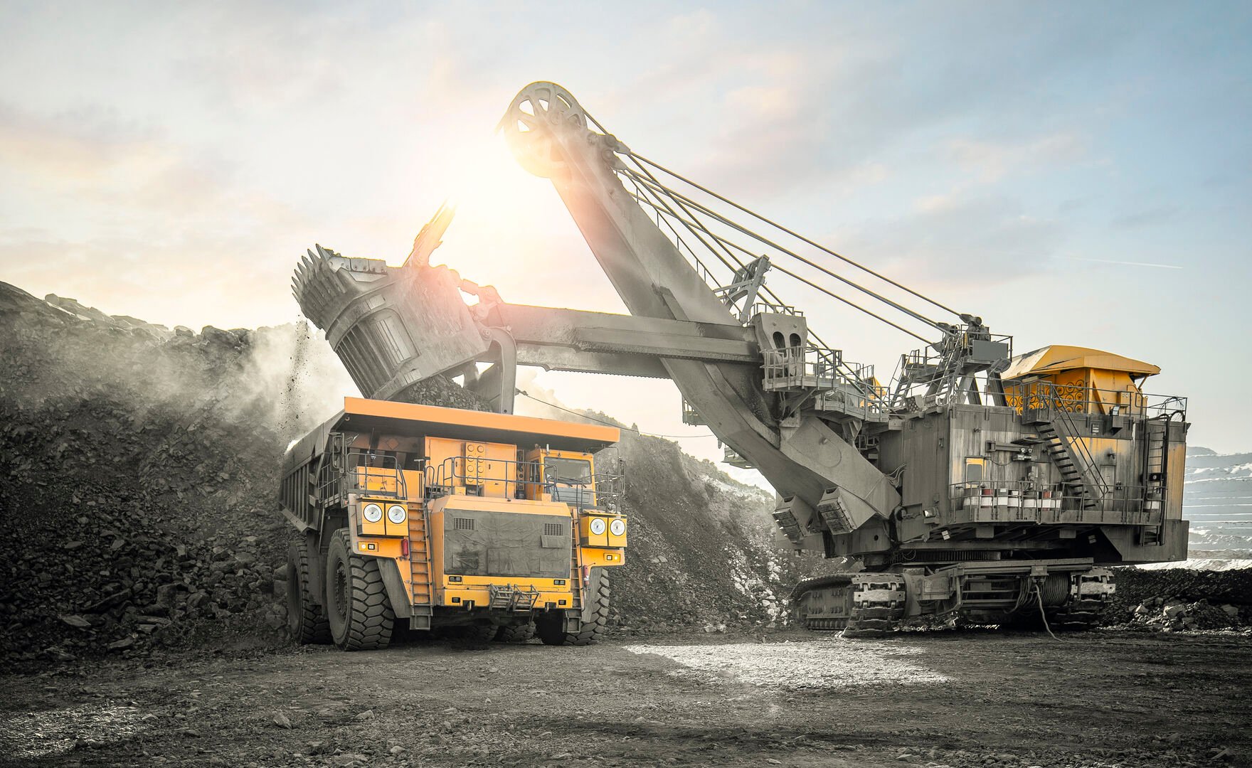 Mining trucks