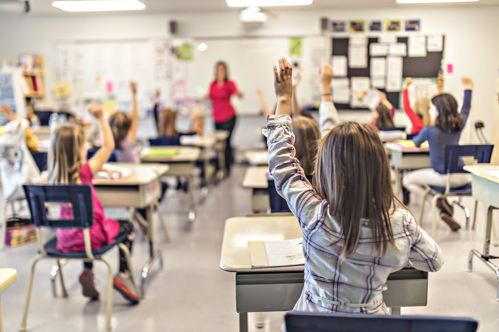 Young children in a classroom