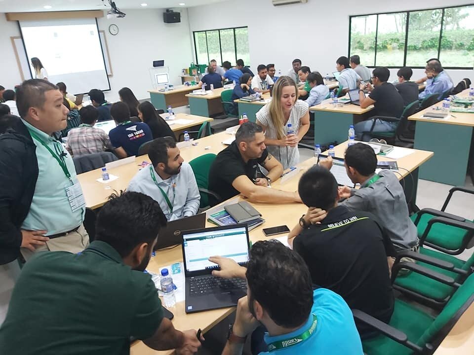A group of people attending the training session.
