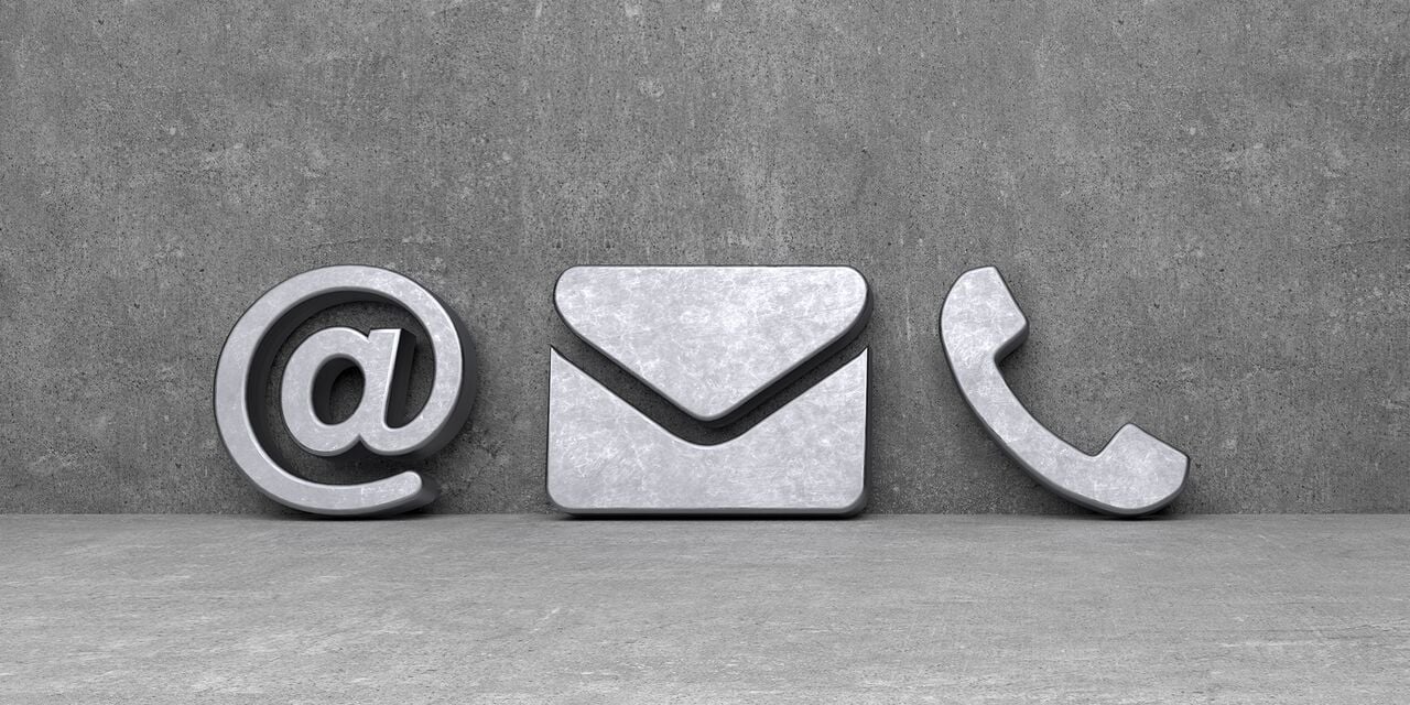 Contact us icons