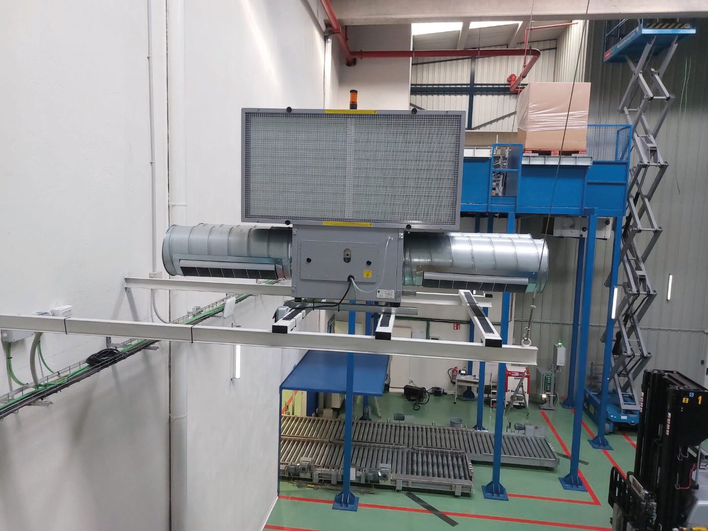 Camfil's initial proposal was a turnkey project, with a scope that included: dimensioning, design of auxiliary equipment, electrical installation and the installation of air cleaners.